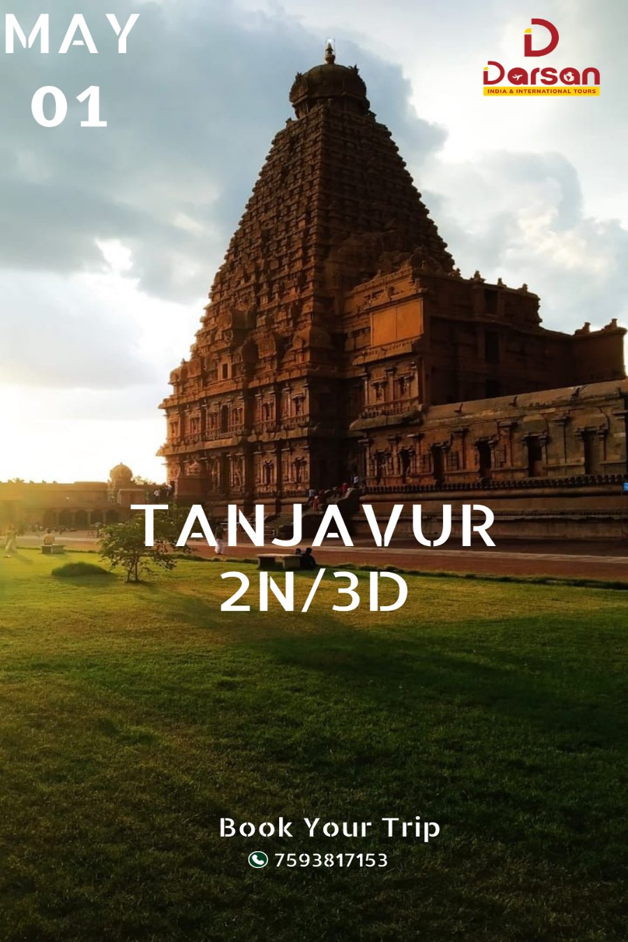 Tanjavur Group Tour Package May 01