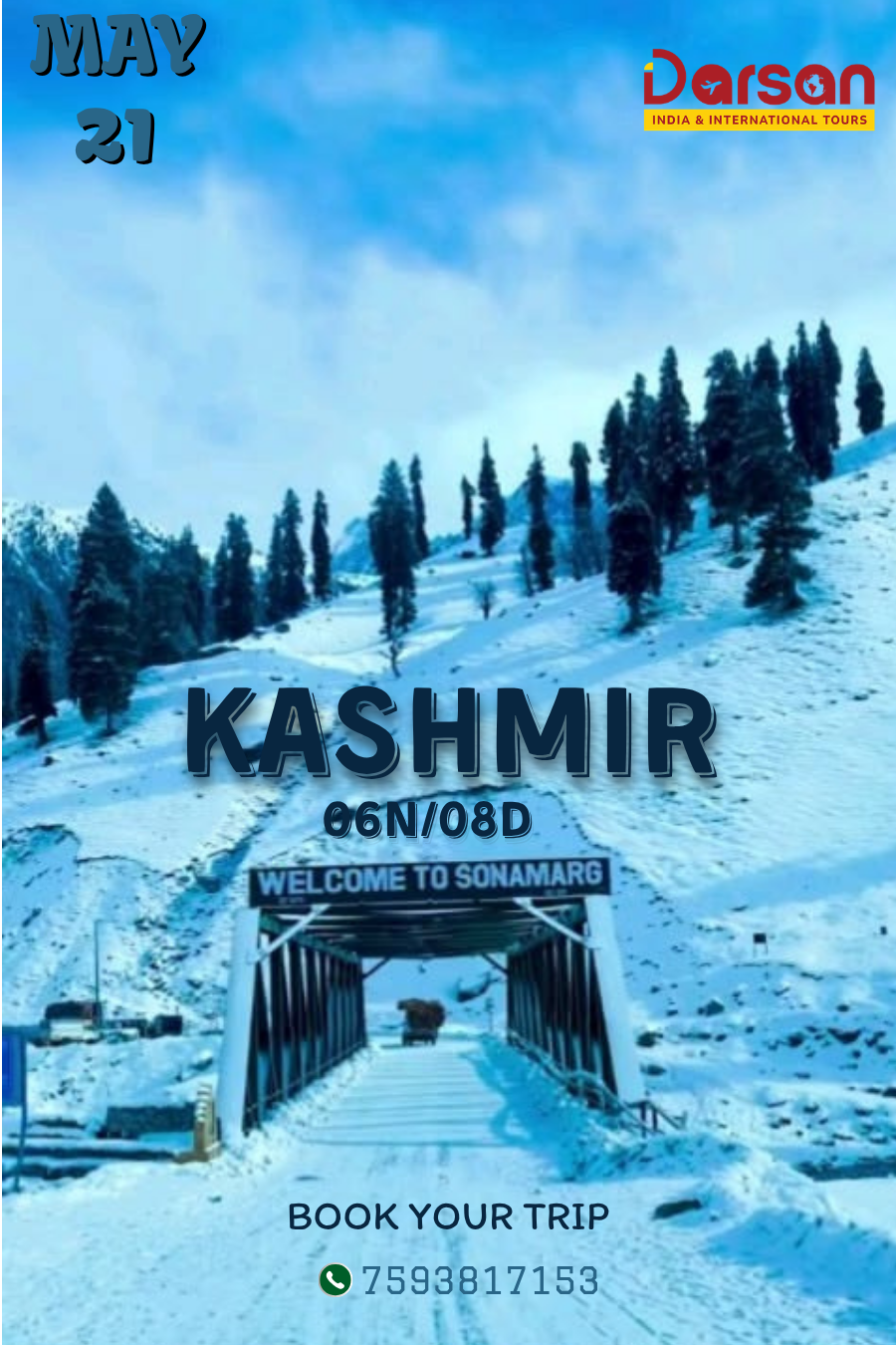 Kashmir Group Tour Package – May 21