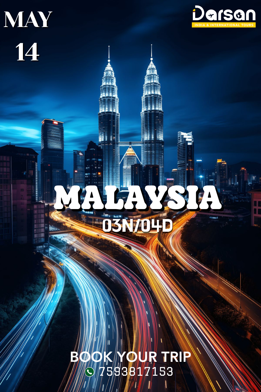 Malaysia Group Tour Package – MAY 14