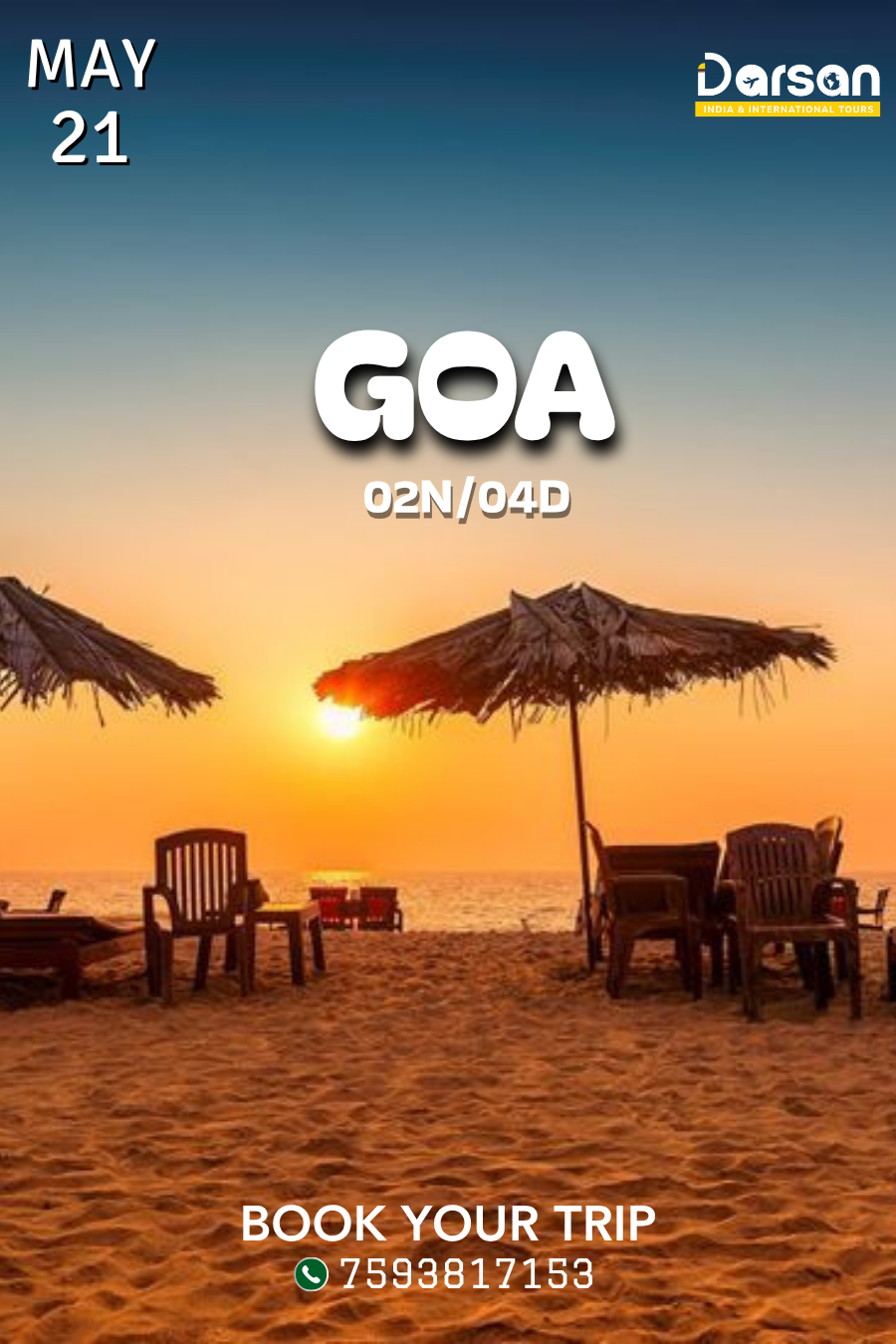 Goa Group Tour Package May 21