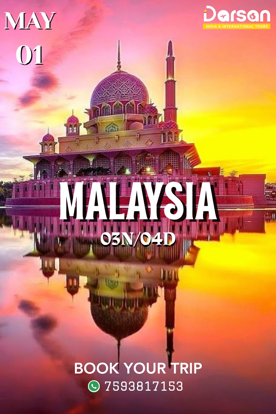 Malaysia Group Tour Package – MAY 01
