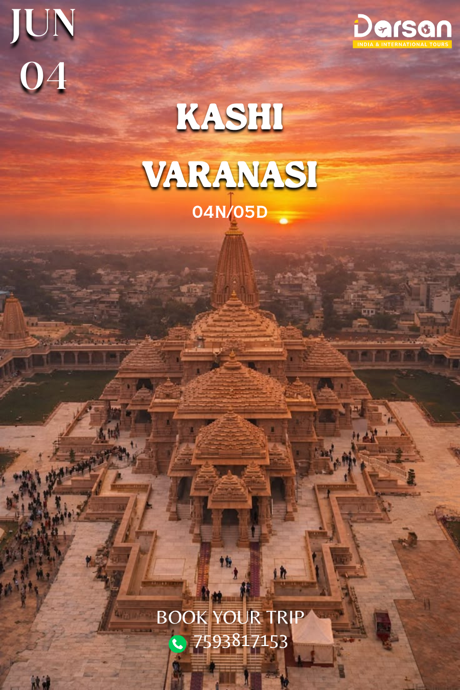 KASHI AYODHYA PILGRIMAGE TOUR JUNE 04
