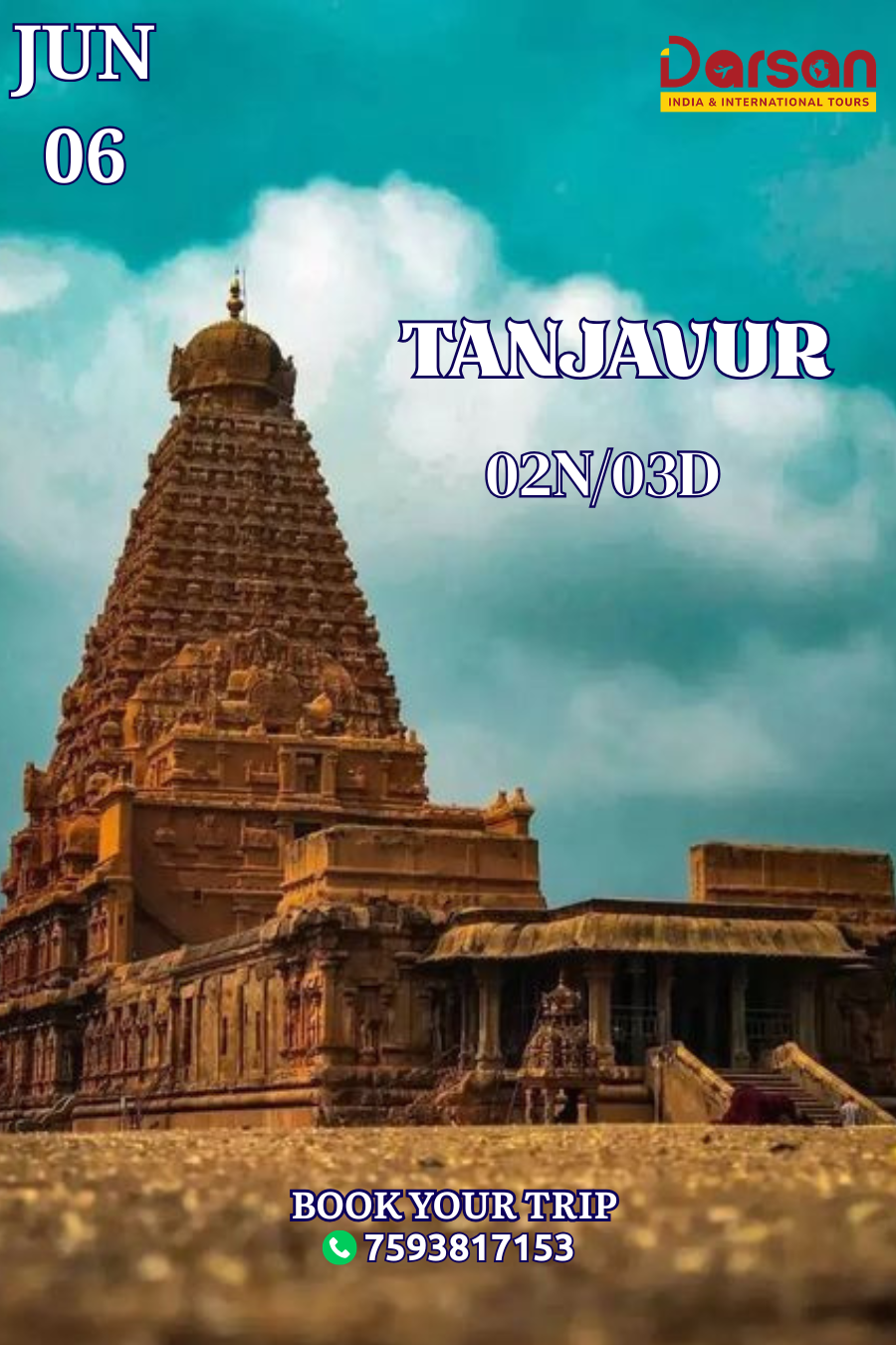 Tanjavur Group Tour Package Jun 05