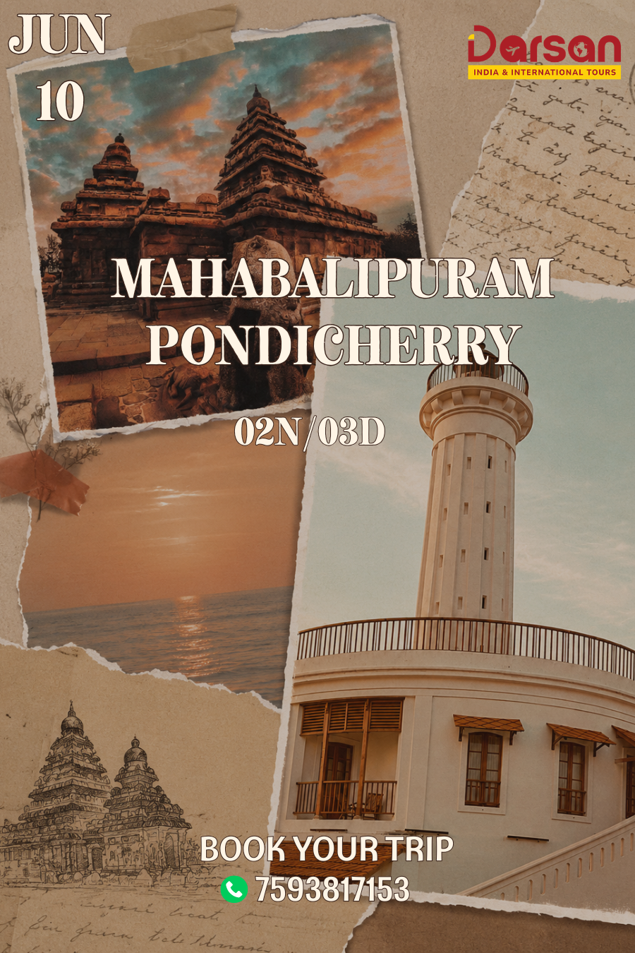 Mahabalipuram Pondicherry Jun 11