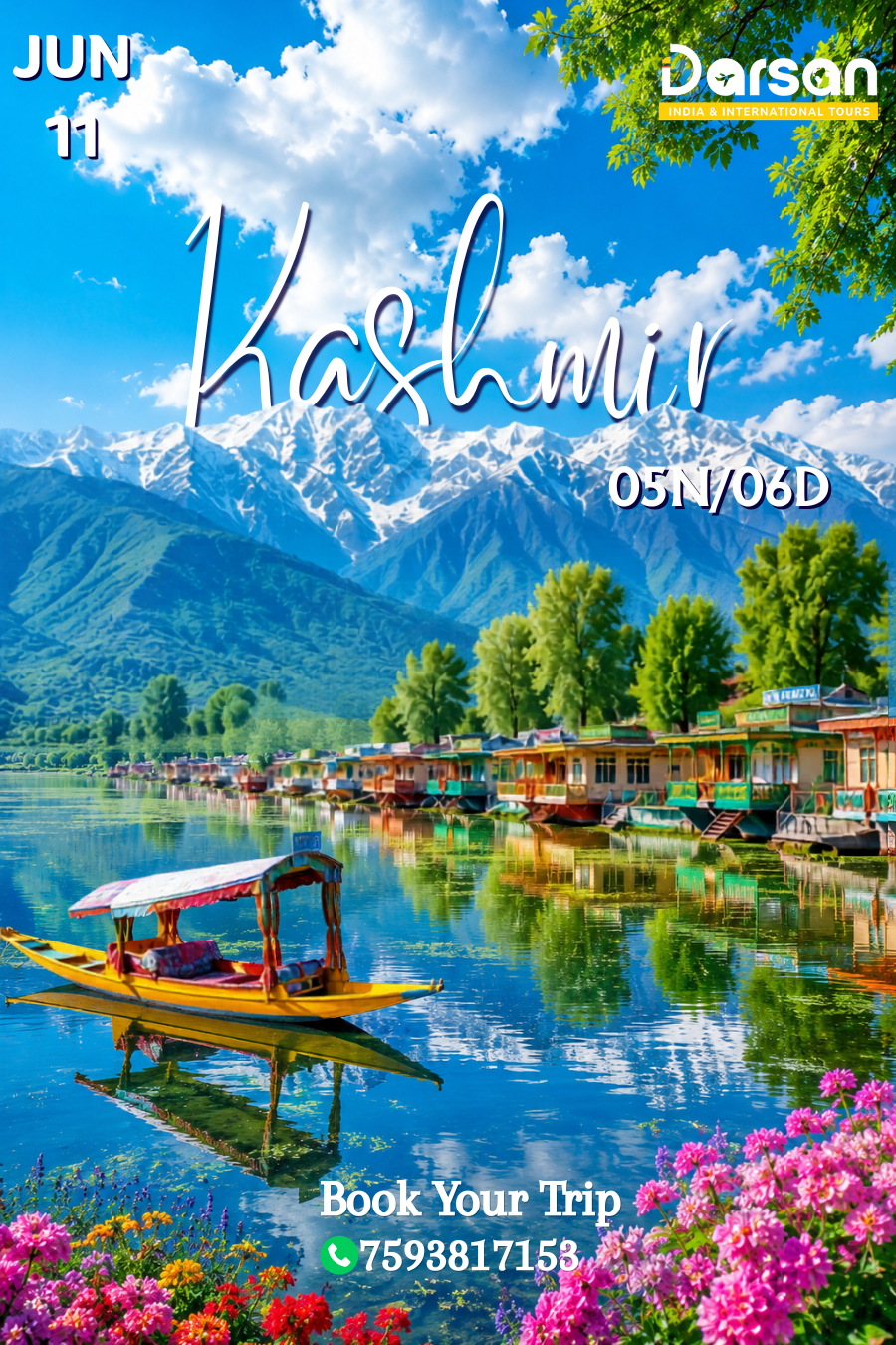 Kashmir Group Tour Package – Jun 11