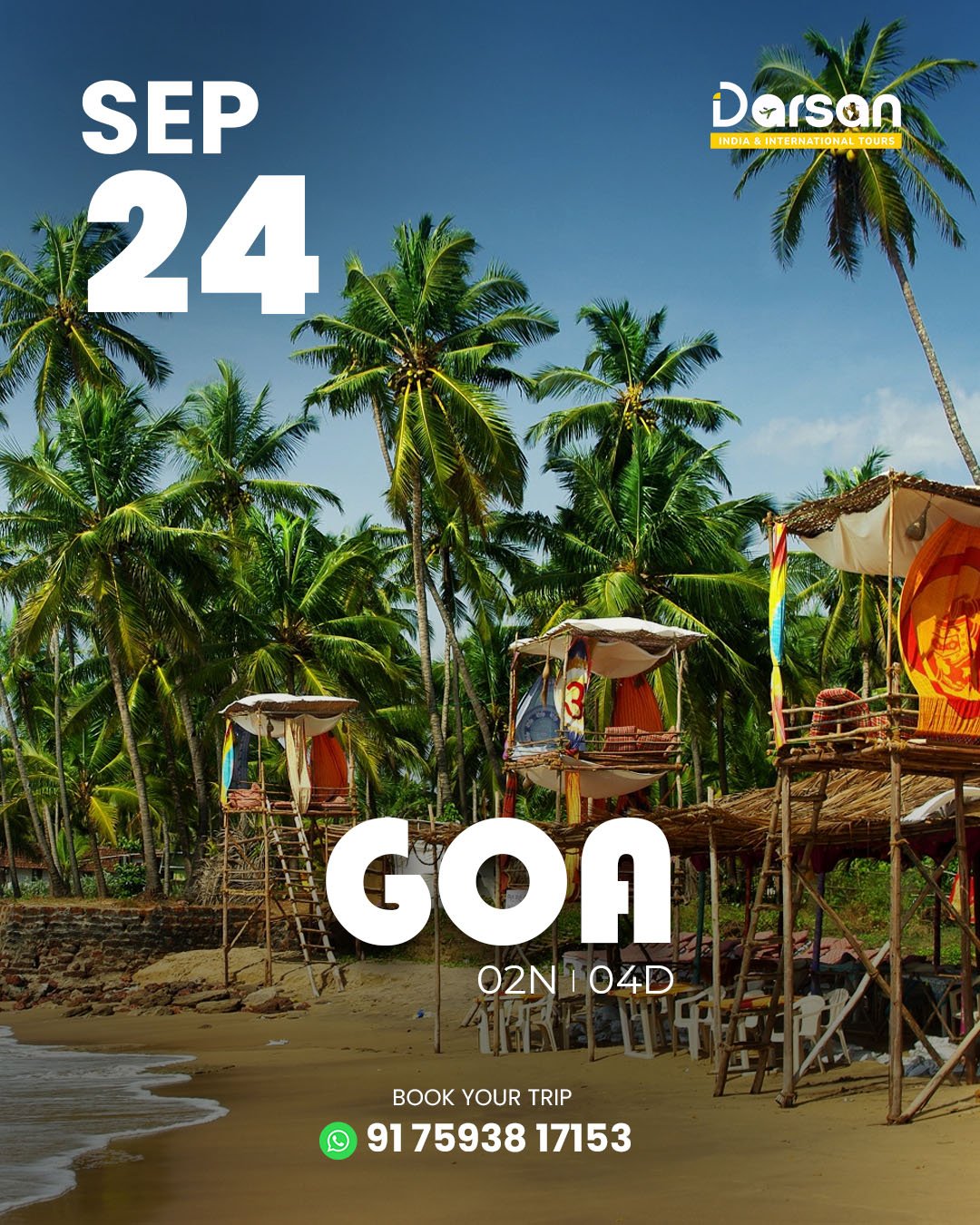 Goa Group Tour Package Sep 24