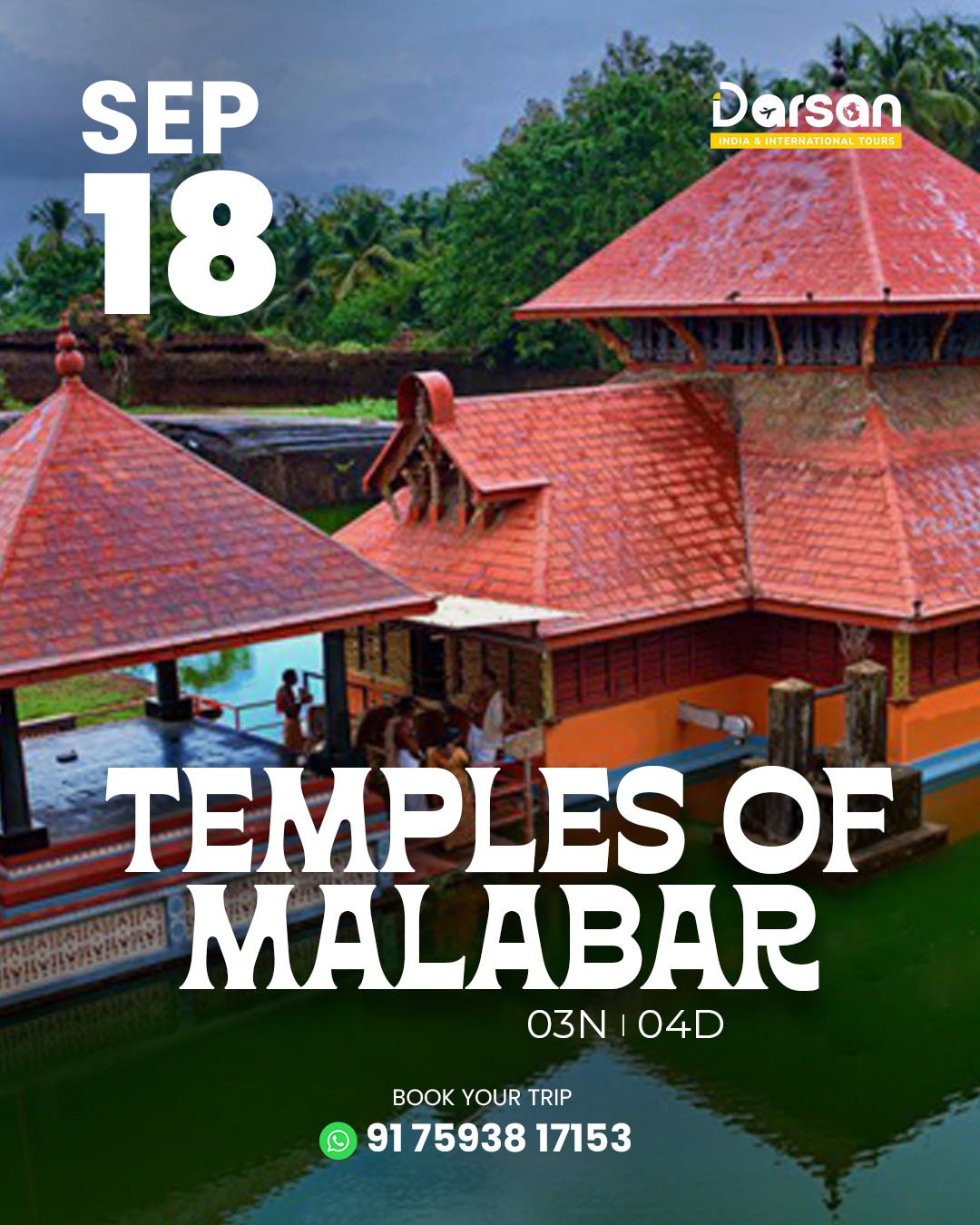 TEMPLES OF MALABAR Sep 18